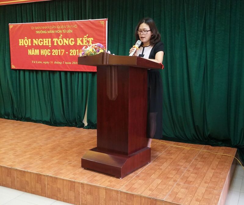 LỄ TỔNG KẾT NĂM HOC 2017-2018 CỦA TRƯỜNG MẦM NON TỨ LIÊN