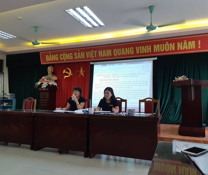 Triển khai nhiệm vụ năm học 2018-2019.