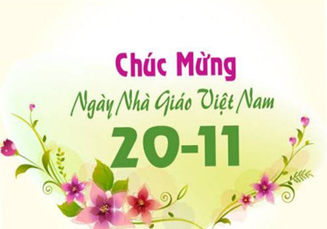 Chúc mừng ngày nhà giáo VN 20/11