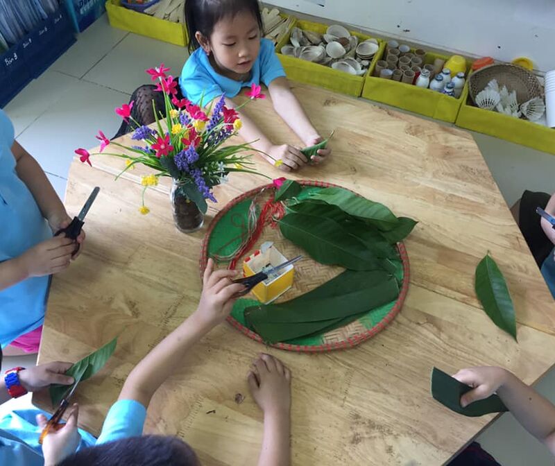 Giáo viên MN Tứ Liên thỏa sức sáng tạo trong ngày hội giảng