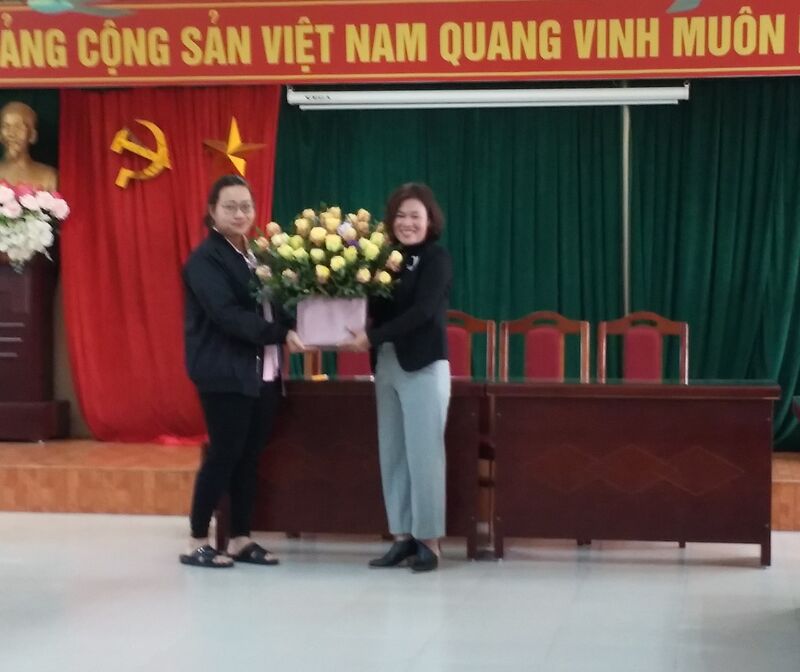 Đón đoàn sinh viên sư phạm đại học Thủ đô