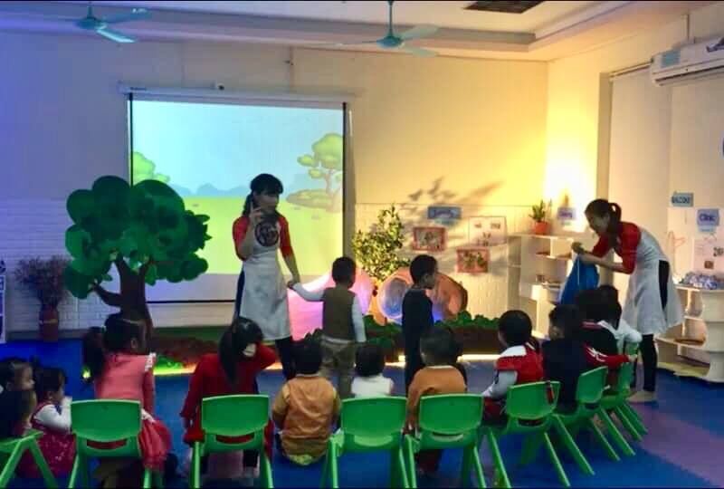 Trường Mầm non Tứ Liên đạt giải cao trong hội thi " Giáo viên dạy giỏi" cấp Quận