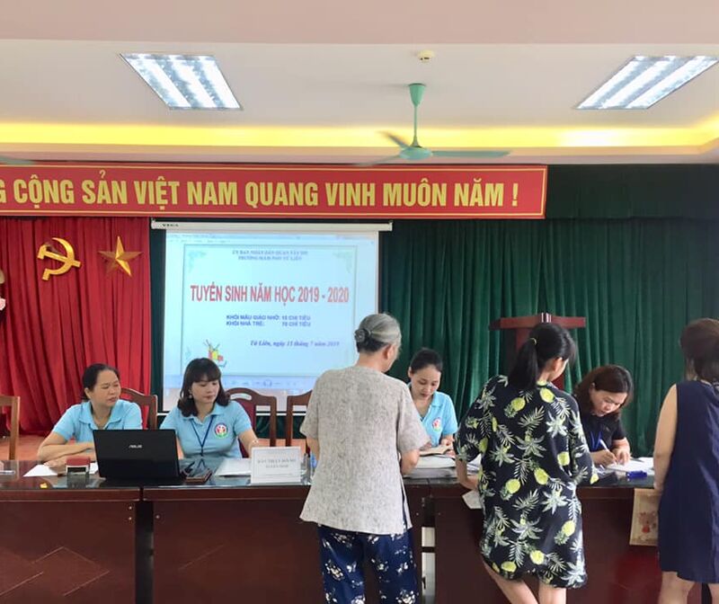 Trường Mầm Non Tứ Liên tổ chức Tuyển sinh năm học 2019-2020