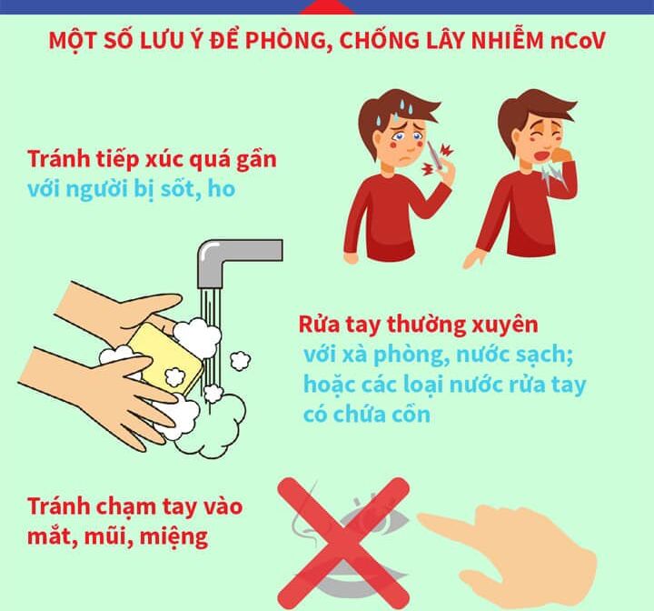 Những lưu ý để phòng, chống lây nhiễm nCoV