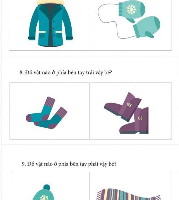 HỌC TOÁN CÙNG BÉ: XÁC ĐỊNH VỊ TRÍ CỦA ĐỒ VẬT