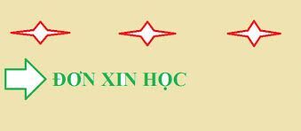 Đơn xin học năm học 2020-2021