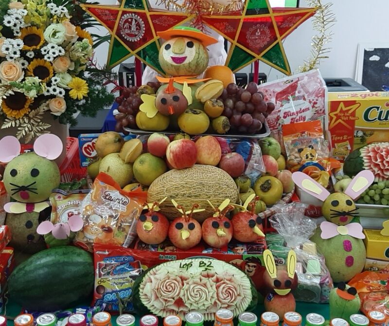 “Vui hội trăng rằm” của các bé trường Mầm non Tứ Liên