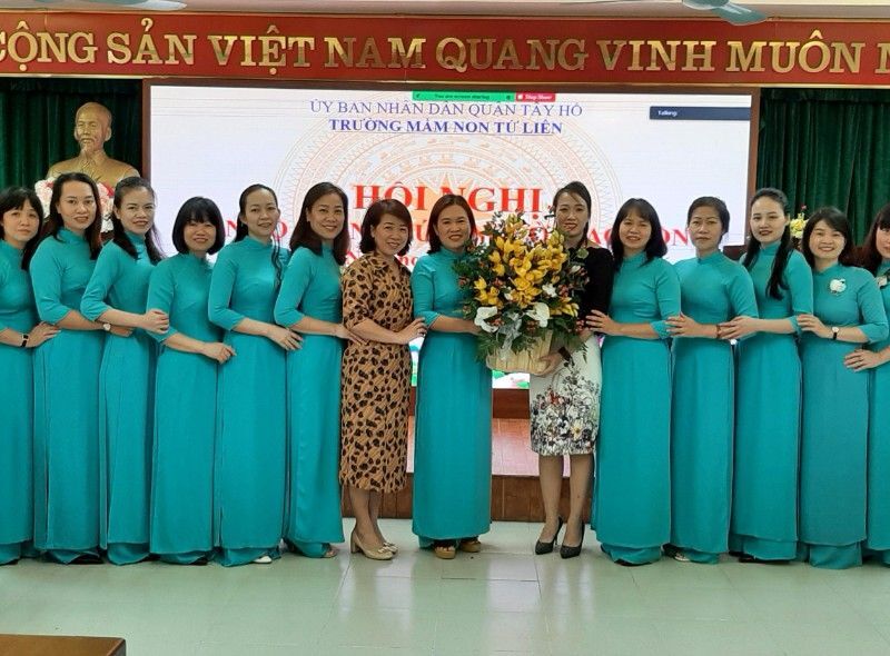 TRƯỜNG MẦM NON TỨ LIÊN TỔ CHỨC HỘI NGHỊ CBVC VÀ NGƯỜI LAO ĐỘNG