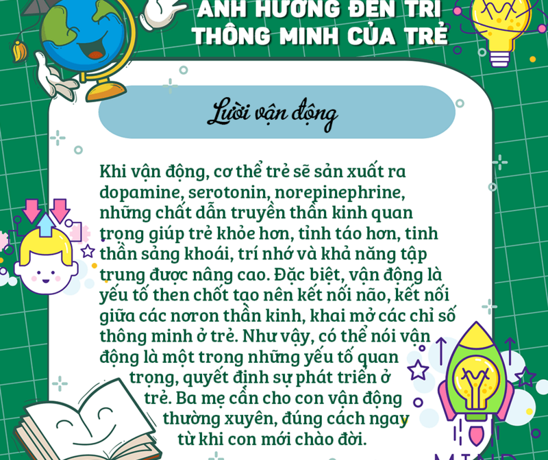 NHỮNG THÓI QUEN XẤU ẢNH HƯỞNG ĐẾN TRÍ THÔNG MINH CỦA TRẺ