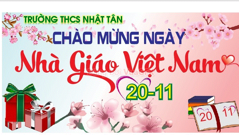 Trường THCS Nhật Tân kỉ niệm Ngày Nhà giáo Việt Nam 20/11/2021