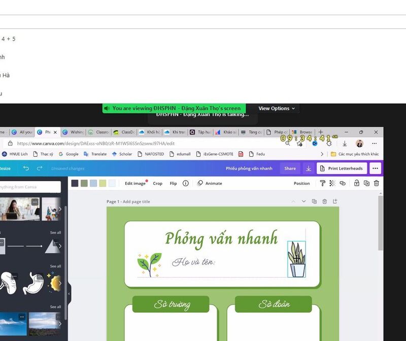 Phòng Giáo dục và Đào tạo quận Tây Hồ tổ chức tập huấn tăng cường kỹ thuật dạy học trực tuyến cho cán bộ quản lý, giáo viên cấp tiểu học.