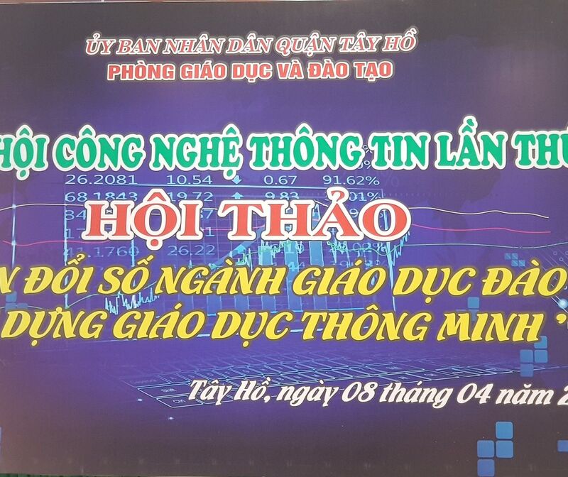 HỘI THẢO CNTT QUẬN TÂY HỒ