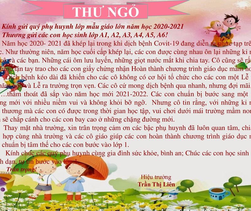 Cảm xúc ngày chia tay các bé MGL