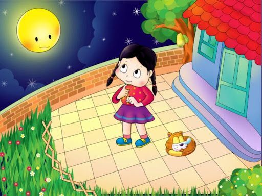 Hoạt động văn học: Dạy trẻ bài thơ" Trăng sáng"