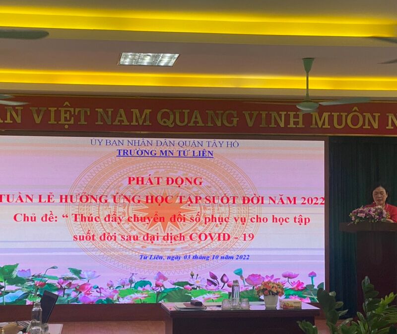 Hưởng ứng tuần lễ học tập suốt đời năm 2022