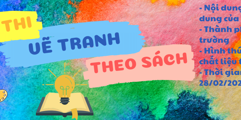 CUỘC THI VẼ TRANG THEO SÁCH