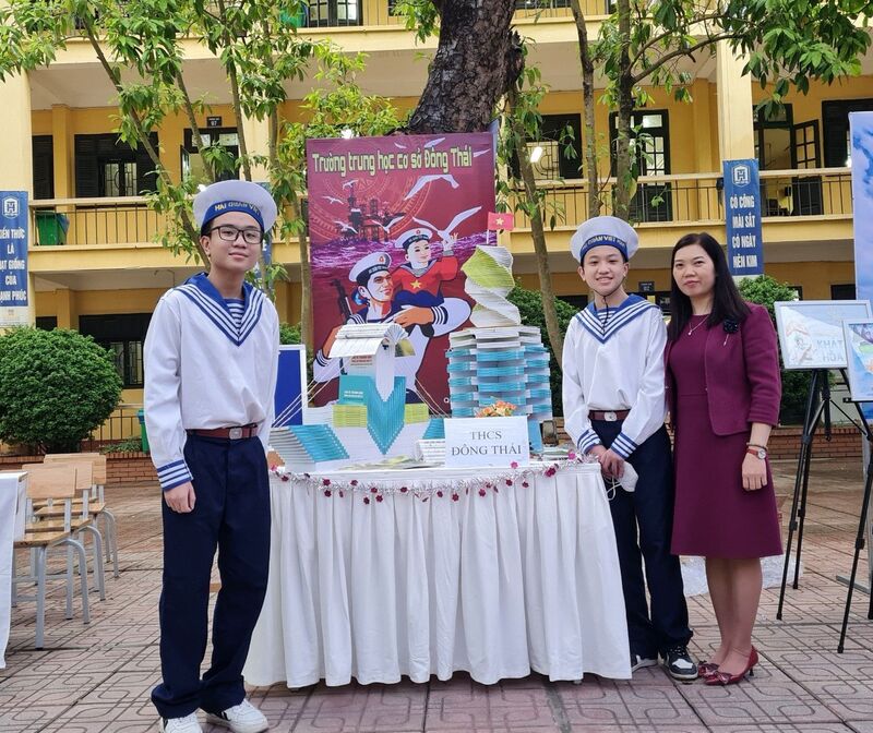 Trường THCS Đông Thái tham dự “Ngày sách và văn hóa đọc Việt Nam năm 2022”