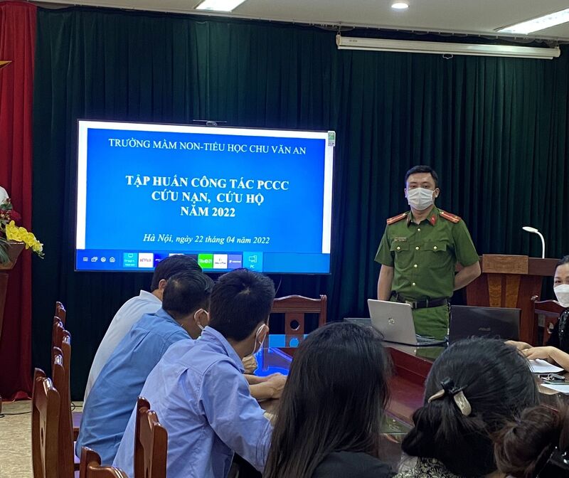 TẬP HUẤN CÔNG TÁC PHÒNG CHÁY CHỮA CHÁY, CỨU NẠN, CỨU HỘ