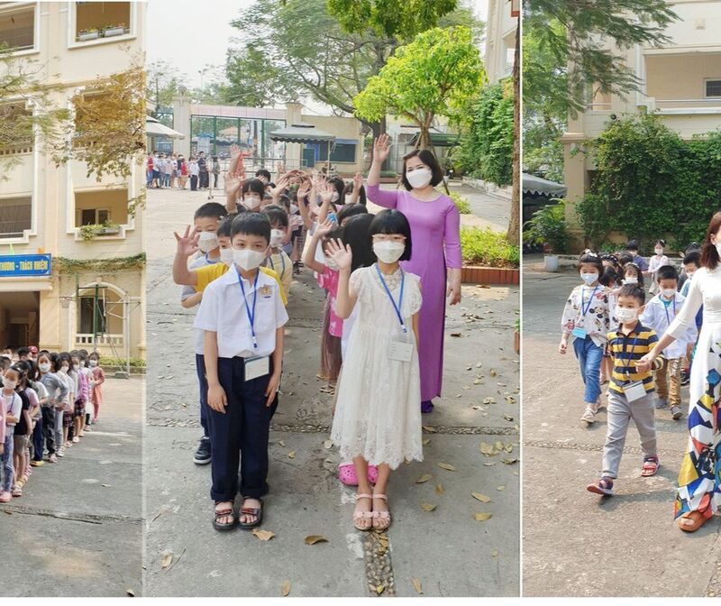 NIỀM VUI NGÀY ĐẦU TIÊN ĐẾN TRƯỜNG CỦA CÁC BẠN NHỎ KHỐI 1 - TIỂU HỌC XUÂN LA