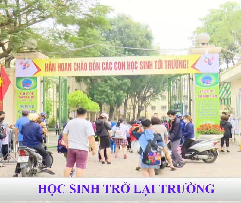 HÂN HOAN CHÀO ĐÓN HỌC SINH TRỞ LẠI TRƯỜNG HỌC