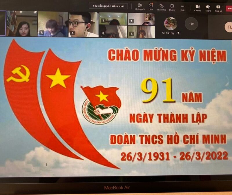 LỚP CẢM TÌNH ĐOÀN NĂM HỌC 2021 - 2022