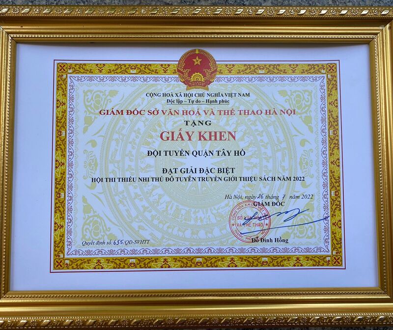 Thiếu nhi Thủ đô Giới thiệu sách Hè 2022- THCS Xuân La- Quận Tây Hồ - YouTube