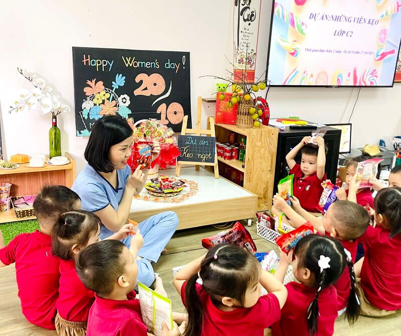 Báo cáo dự án "Bí mật của những viên kẹo" của các bé khối MGB !