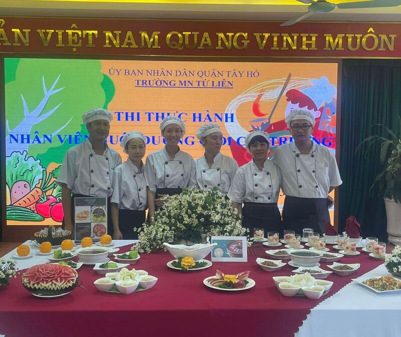 👨‍🍳👩‍🍳THI THỰC HÀNH CHẾ BIẾN MÓN ĂN TRONG HỘI THI “ GIÁO VIÊN- NHÂN VIÊN GIỎI” CẤP TRƯỜNG NĂM HỌC 2023-2024
