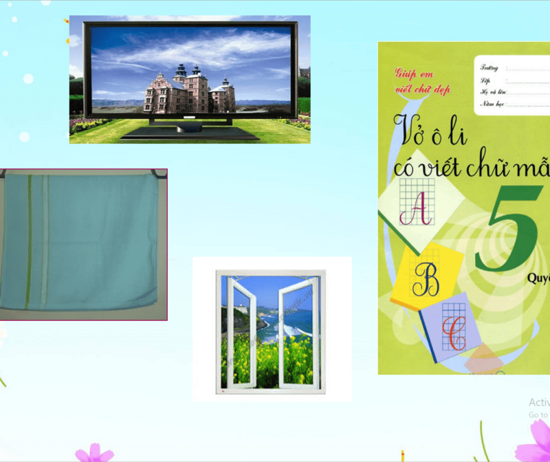 Dạy trẻ nhận biết,phân biệt hình vuông - hình chữ nhật