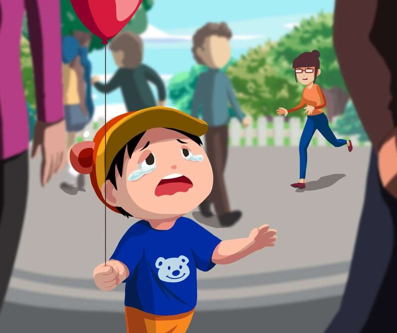 Dạy trẻ kỹ năng xử lí khi bị lạc