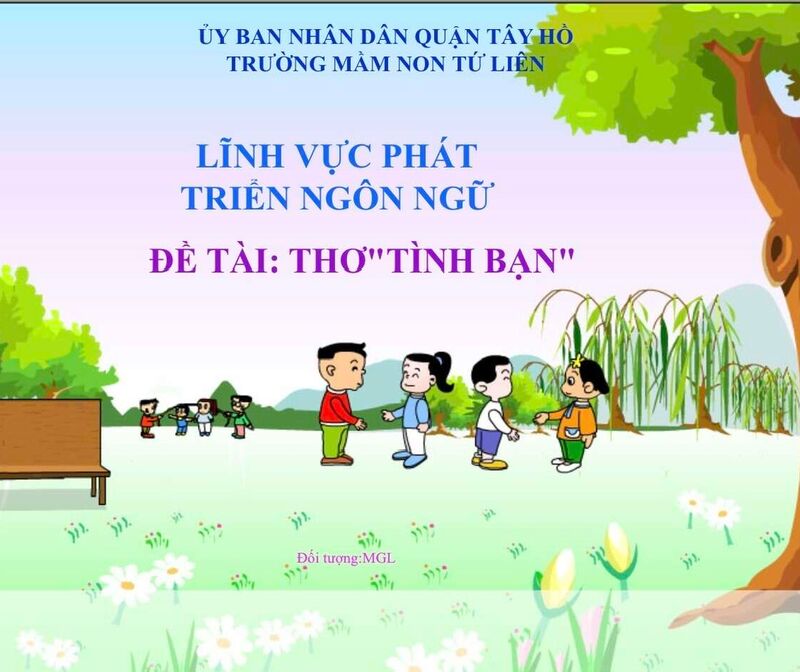 Hoạt động : Thơ tình bạn 