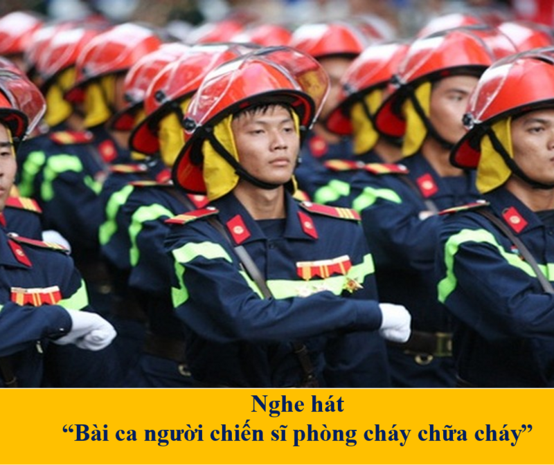 Nghe hát "Bài ca người chiến sĩ phòng cháy chữa cháy"  - TCAN Vận động nhanh chậm theo nhạc