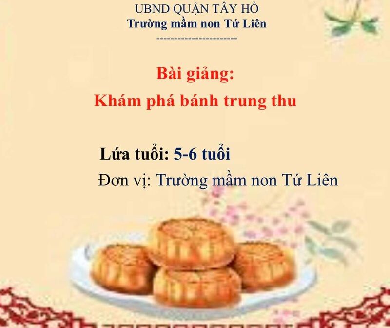 Đề tài : Khám phá bánh trung thu 