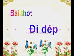 Hoạt động làm quen văn học : Thơ " Đi dép"