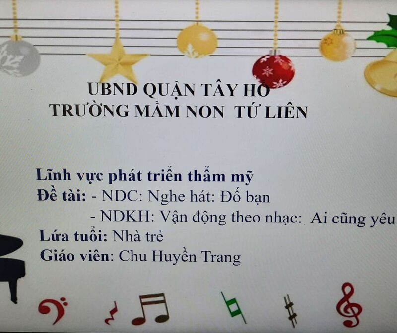- NDC: Nghe hát: Đố bạn  - NDKH: Vận động theo nhạc:  Ai cũng yêu chú mèo