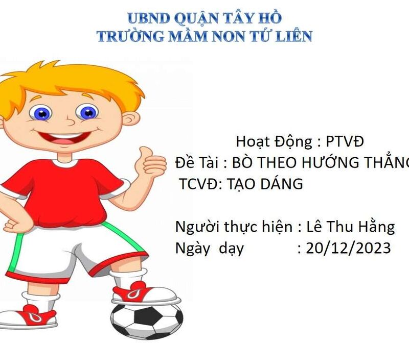 PTTC: Bò theo hướng thẳng