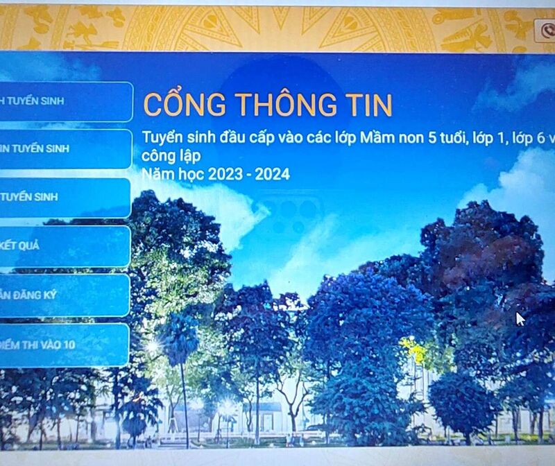 THỬ NGHIỆM TUYỂN SINH LẦN 1 NĂM HỌC 2023 2024