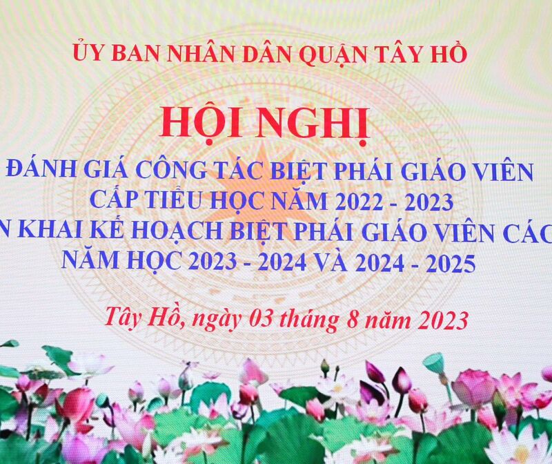 Trường Tiểu học Nhật Tân với công tác biệt phái giáo viên tiểu học!