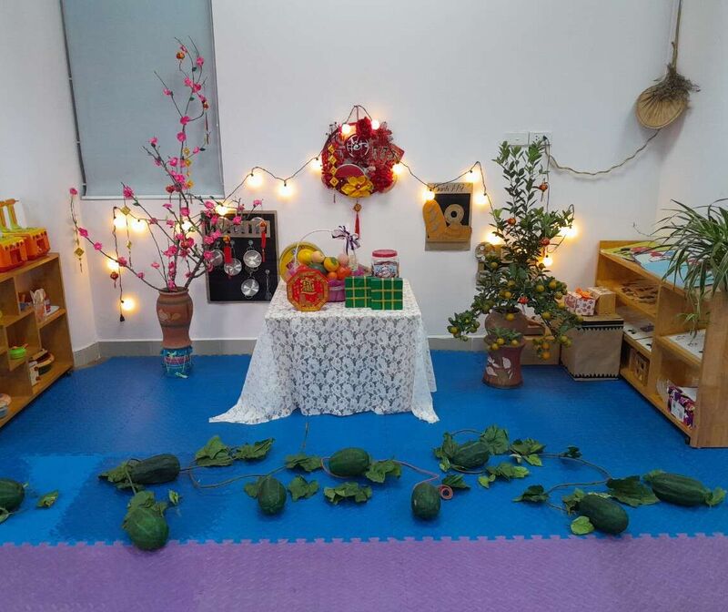 Hoạt dộng về Dưa Hấu của các bé lớp nhà trẻ