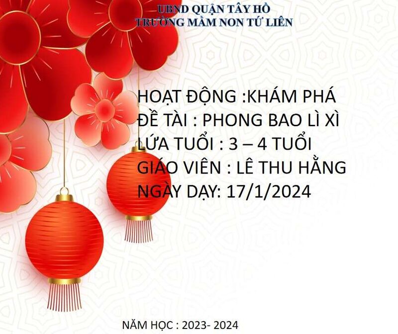 Khám phá: Phong bao lì xì