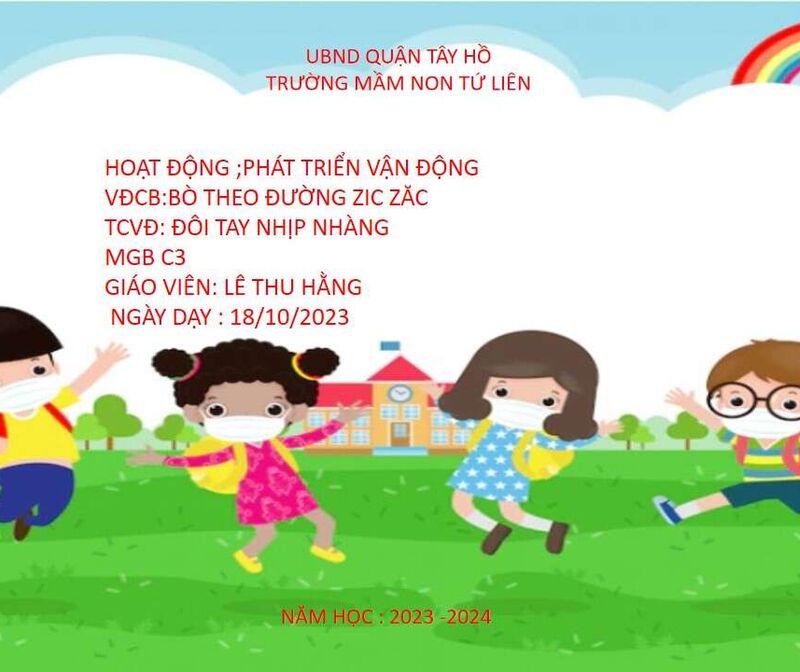 Hoạt động: Bò theo đường zic zac