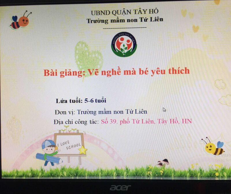 Hoạt động tạo hình: Vẽ nghề bé thích