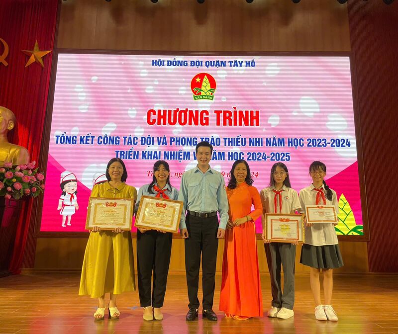 ⭐️⭐️⭐️LIÊN ĐỘI TRƯỜNG THCS AN DƯƠNG VINH DỰ NHẬN BẰNG KHEN CỦA TRUNG ƯƠNG ĐOÀN NĂM HỌC 2023-2024