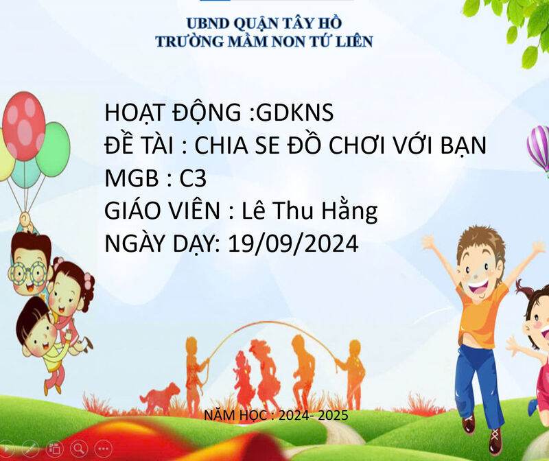 KNS Chia sẻ đồ chơi với bạn