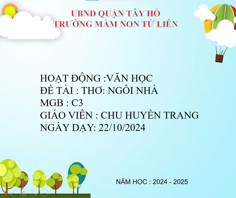 Văn Học Thơ: Ngôi nhà