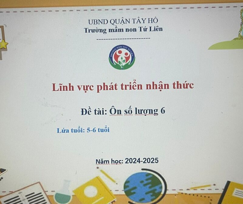 Hoạt động LQVT : Ôn số lượng trong phạm vi 6