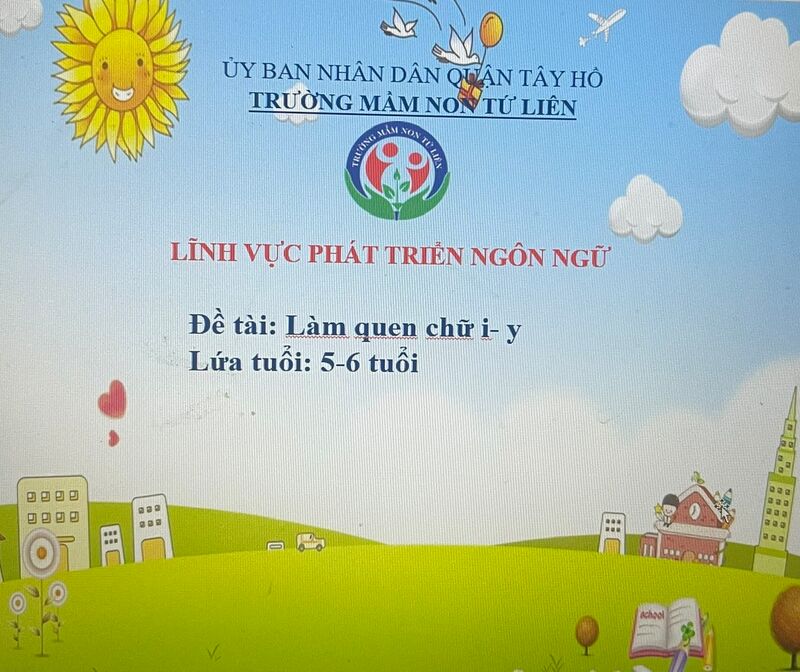 HOẠT ĐỘNG : LÀM QUEN CHỮ I-Y