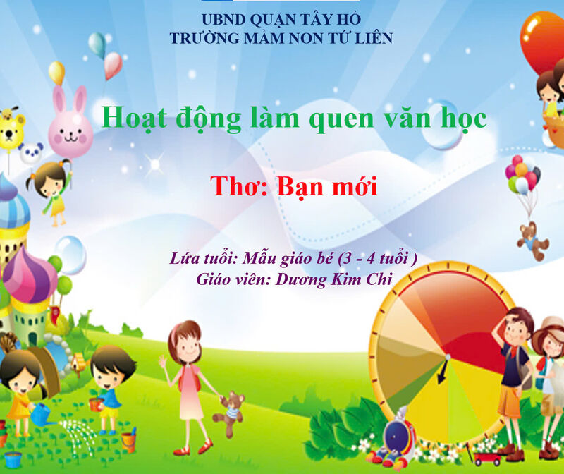 Văn học Thơ: Bạn mới