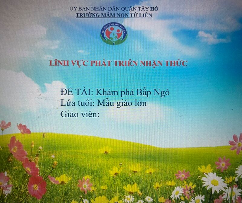 Hoạt động khám phá : Khám phá bắp ngii