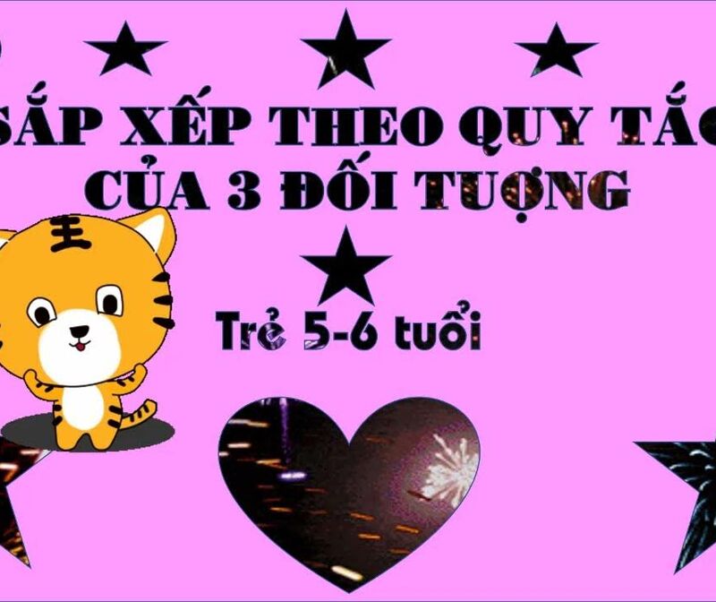 Làm quen với toán: Sắp xếp theo qui tắc